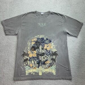 Mickey‎ Mouse Crasy T Shirts Gray Mickey Graphic Mens Size XL Single Stitch